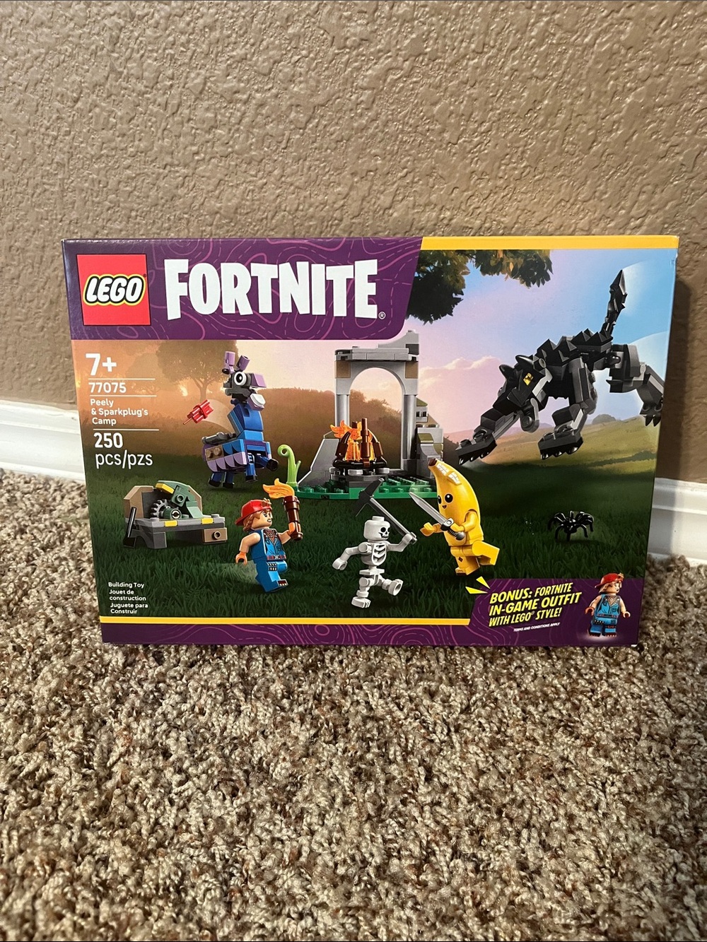 LEGO Fortnite Peely & Sparkplug’s Camp Building Set